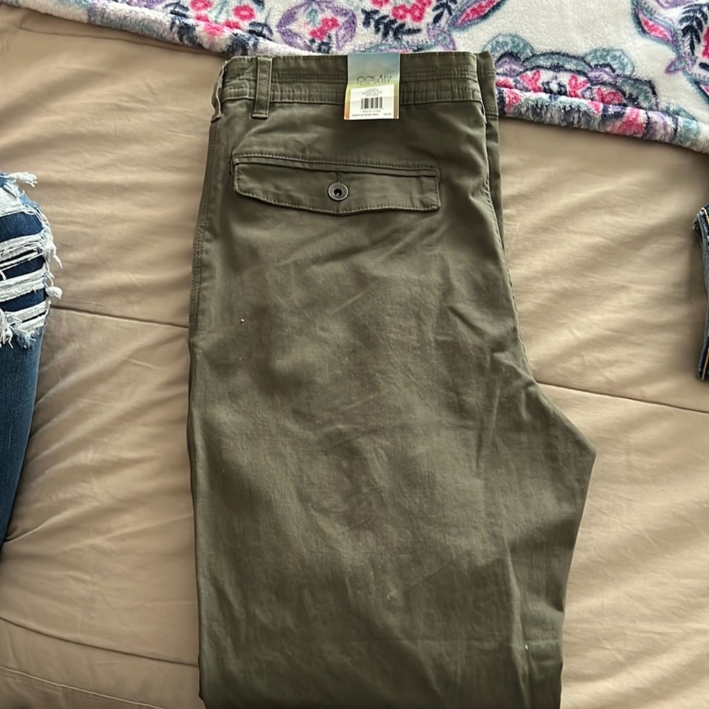 Ocean coast 36-32 green pants NWT